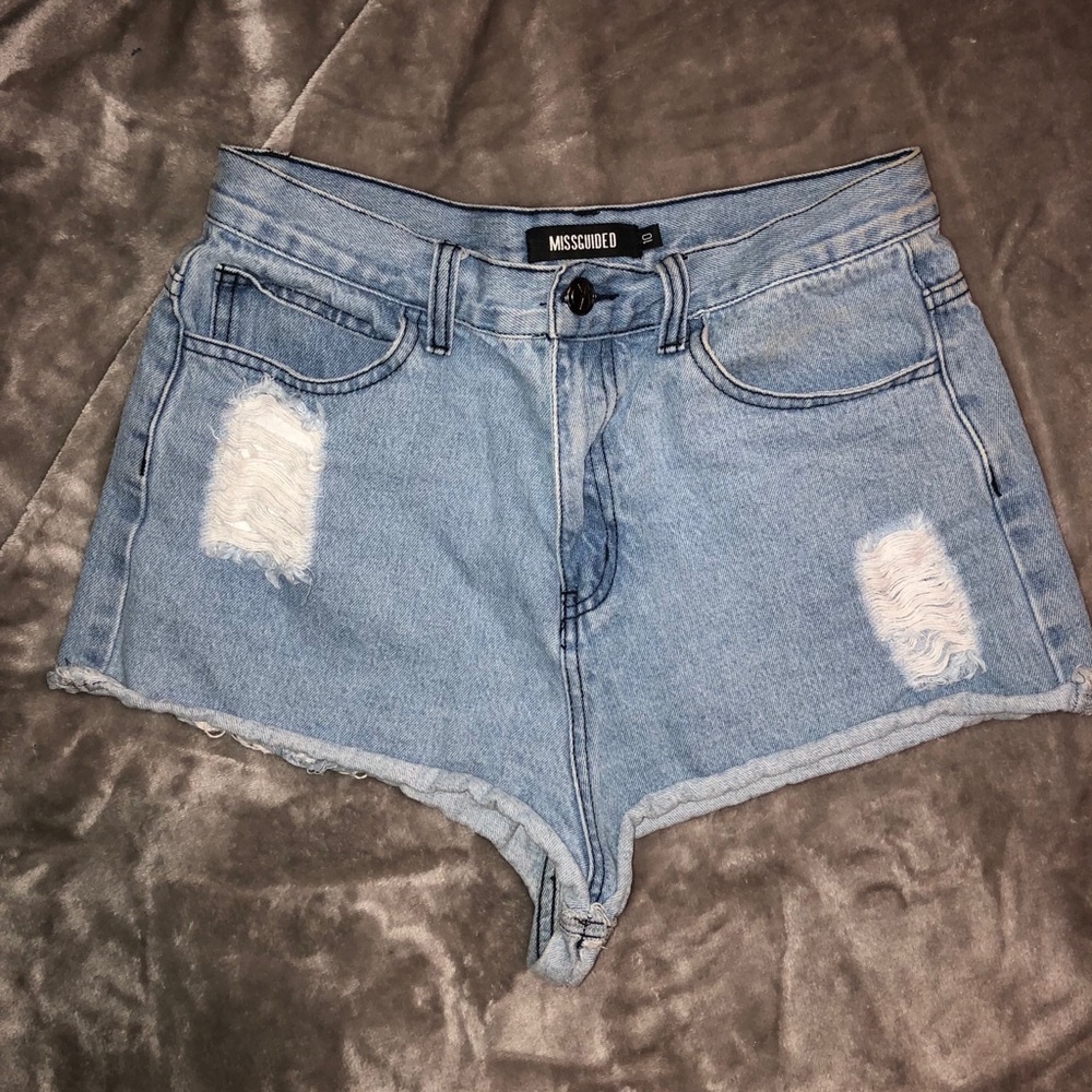 Missguided high waisted shorts